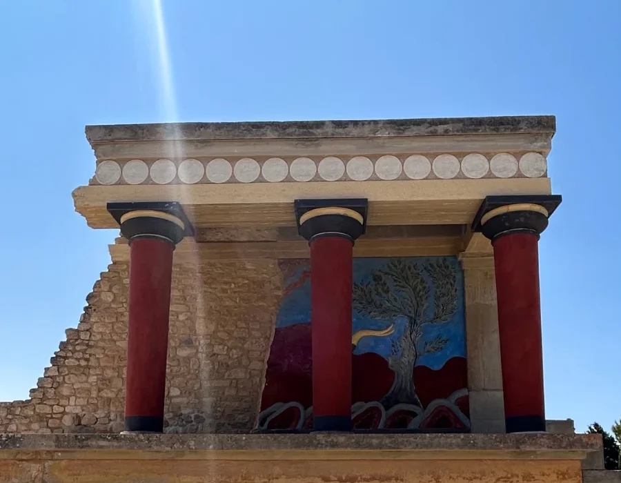 Ancient palace in Knossos