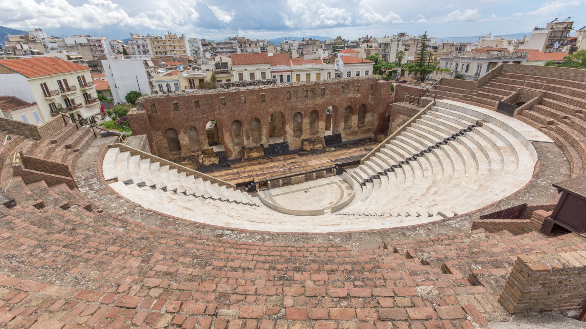 Ancient roman theater in Patras