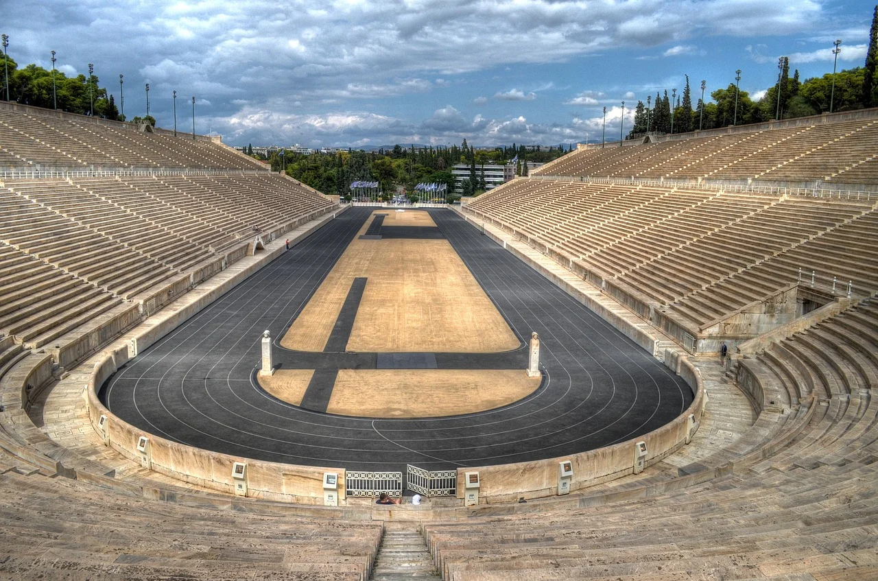 Arena where the first modern olympic games were held in Athens