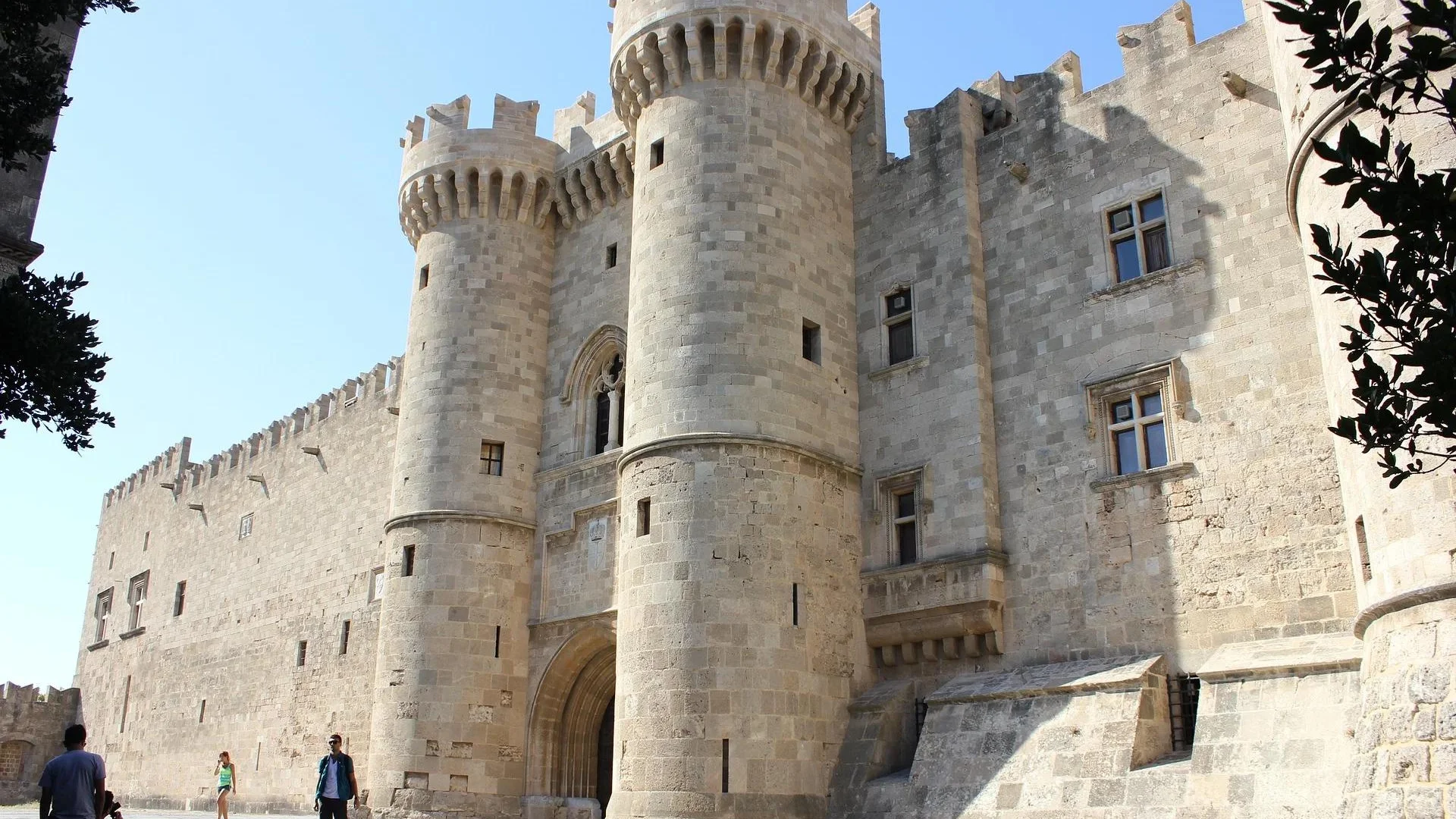 Castle in the old town of Rhodes