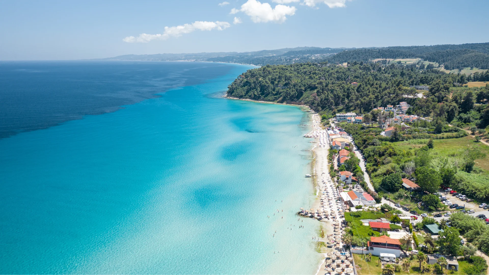 Cristal clear water in Halkidiki