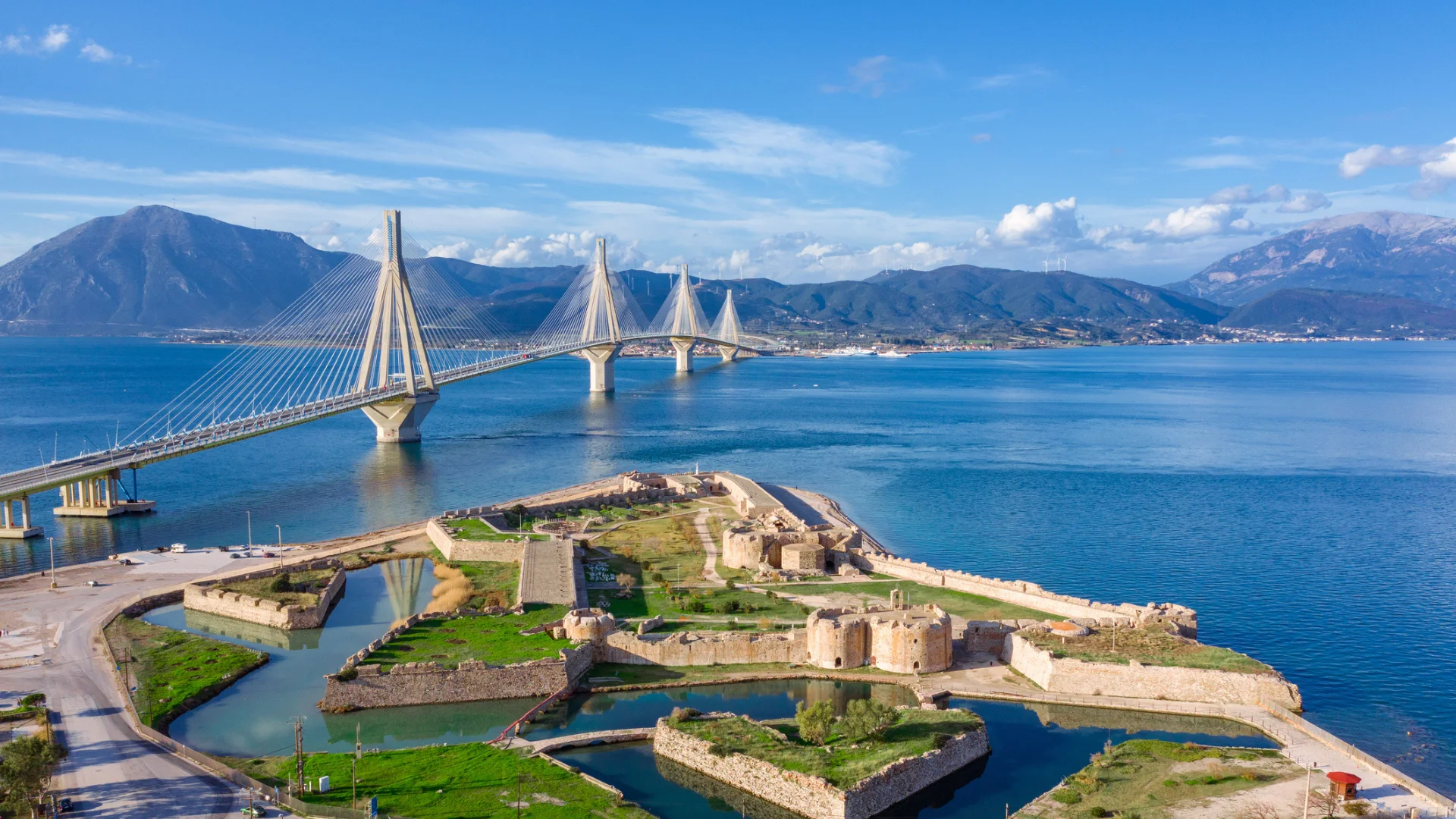 Famous bridge in Patras