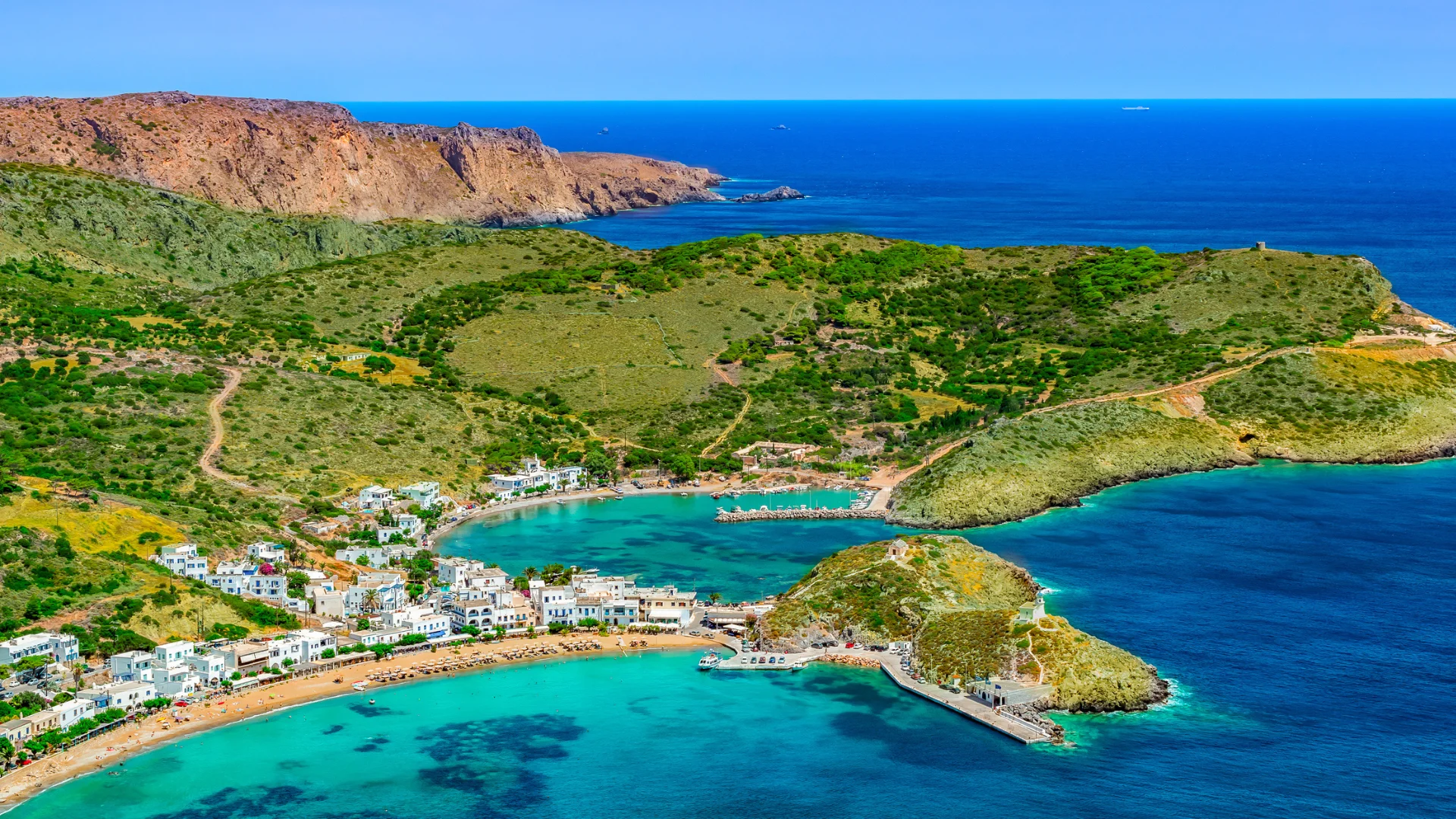 Kapsali bay in Kythera