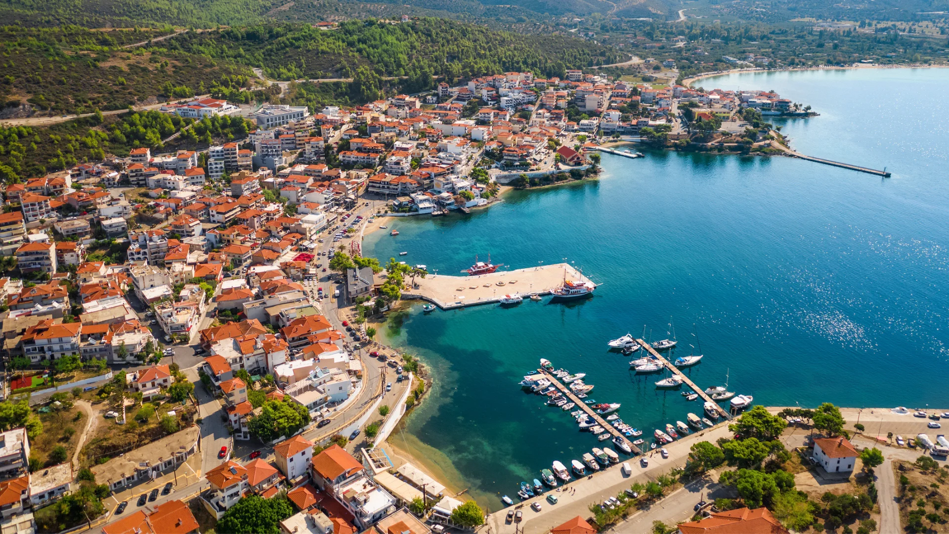 Neos Marmaras village, Halkidiki