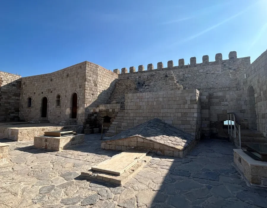 On top of the Venetian castle in Heraklion