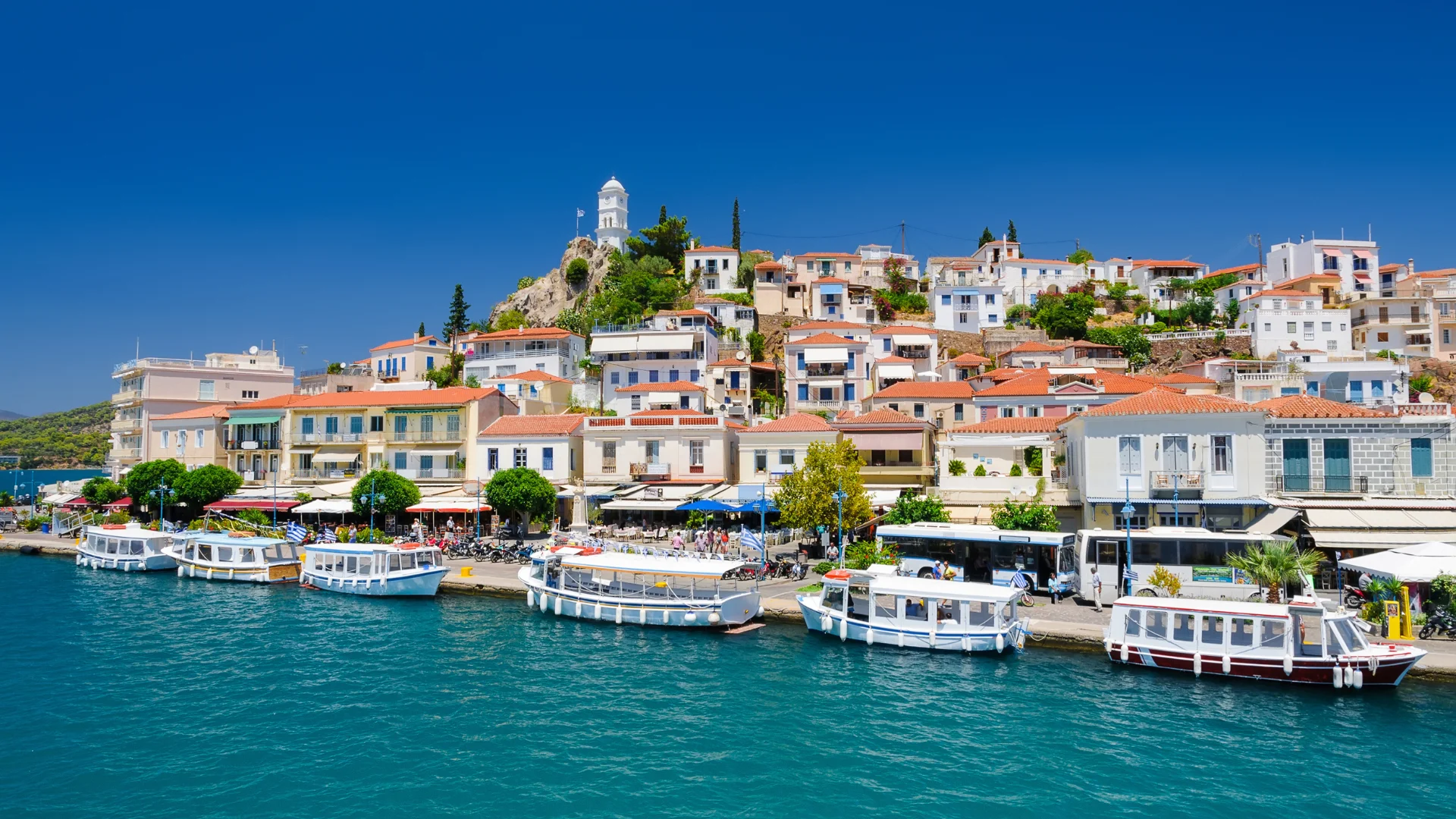 Poros is a beautiful island in Greece