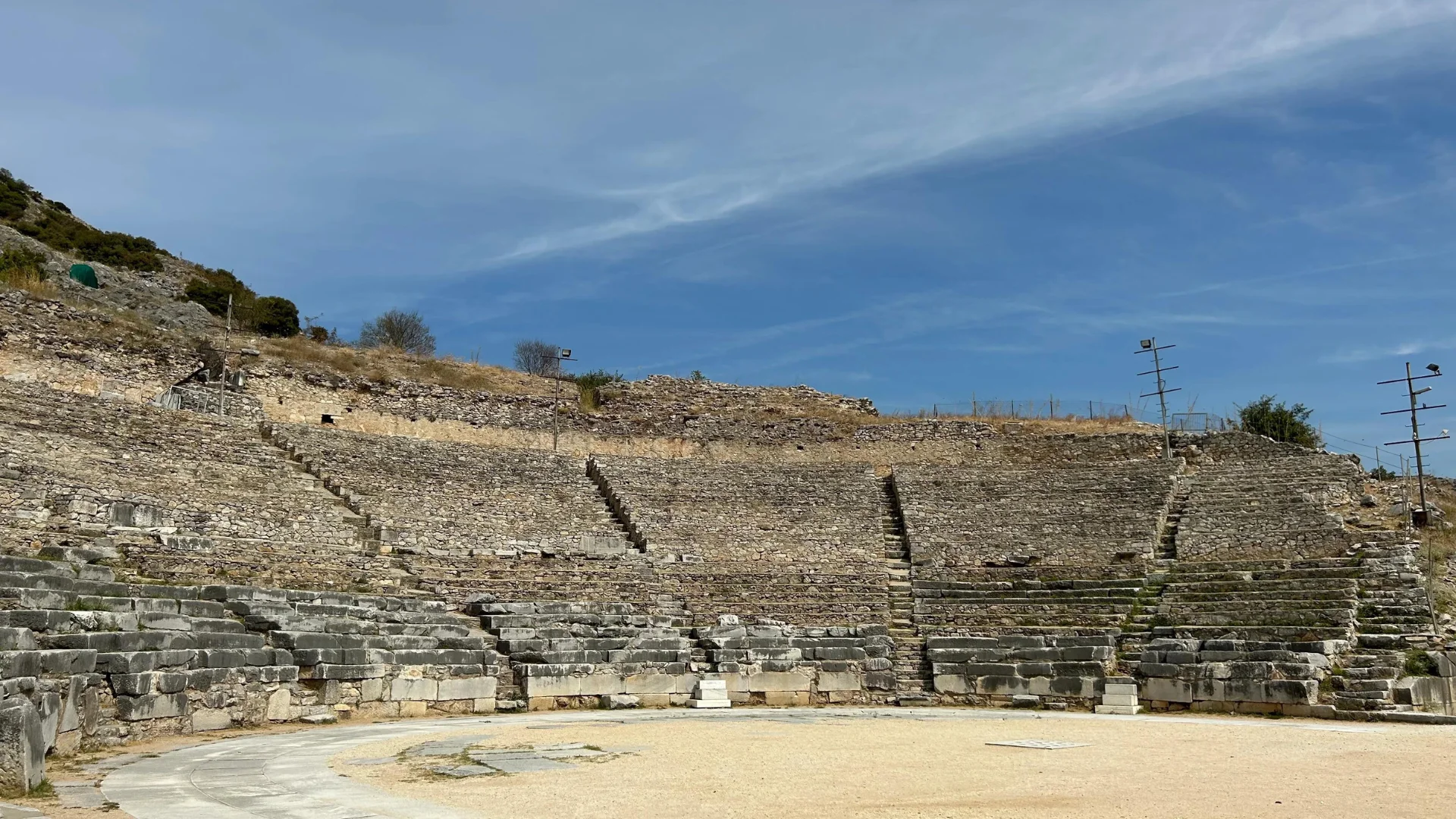 Roman theater in the ancient Greek city Philippi