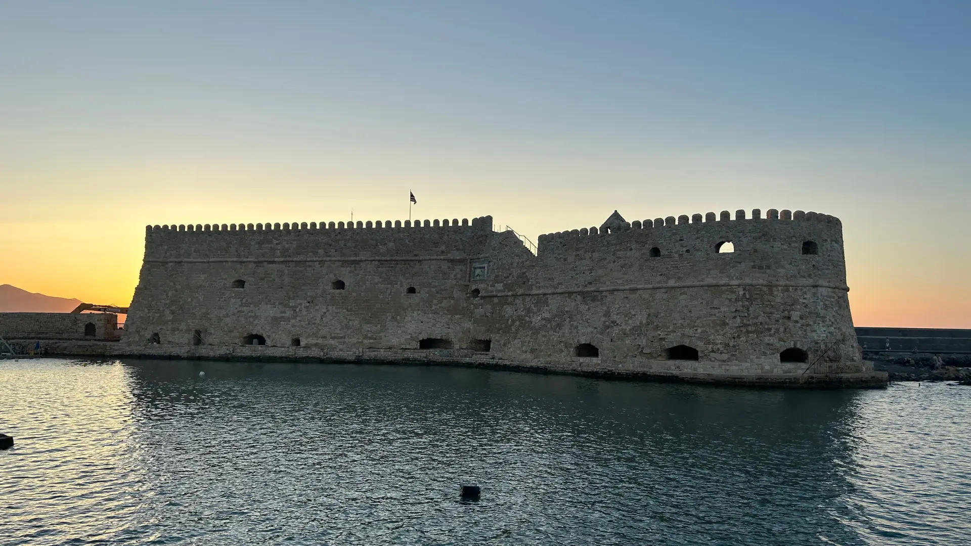 The Koules Castle is a Venitian fortress in Crete