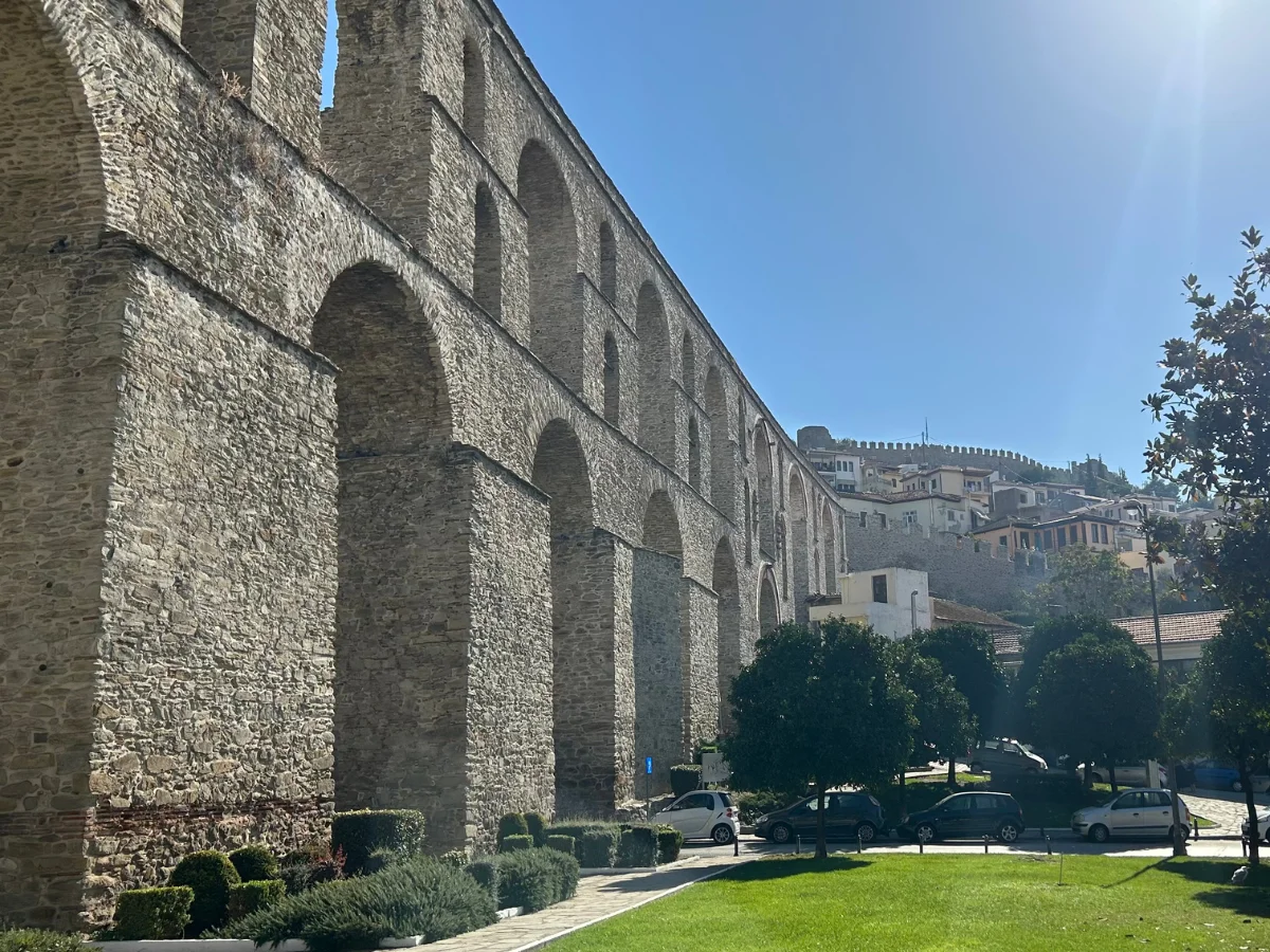 Historical Aqueduct in Kavala