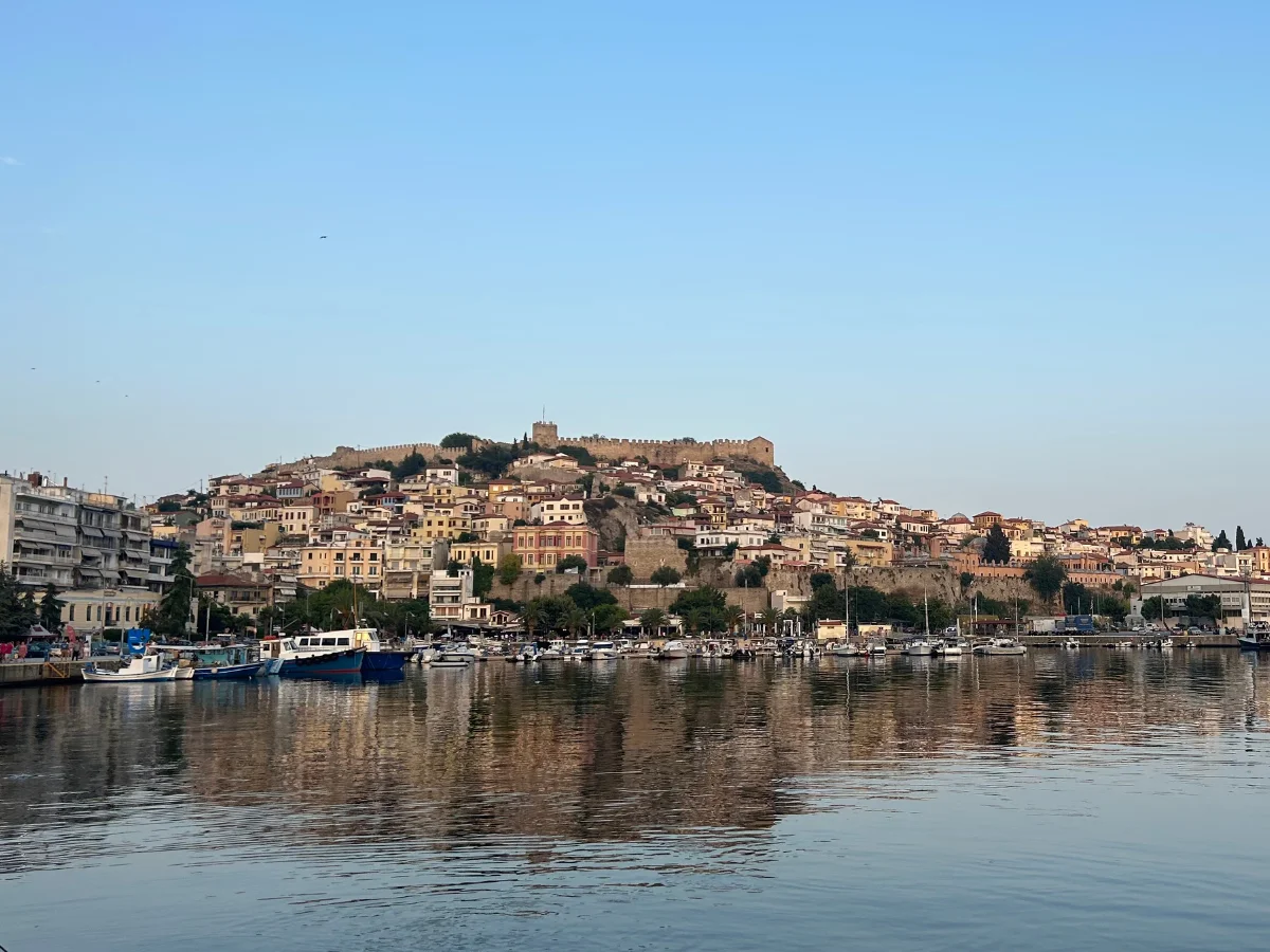 Old town in Kavala, northern Greece