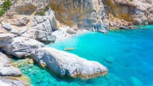 The famous Seychelles Beach in Ikaria